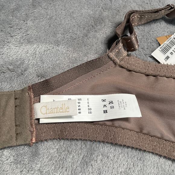 Chantelle Bra Womens 40DD Tan Rive Gauche Full Coverage Underwire Hazel New - Picture 4 of 10
